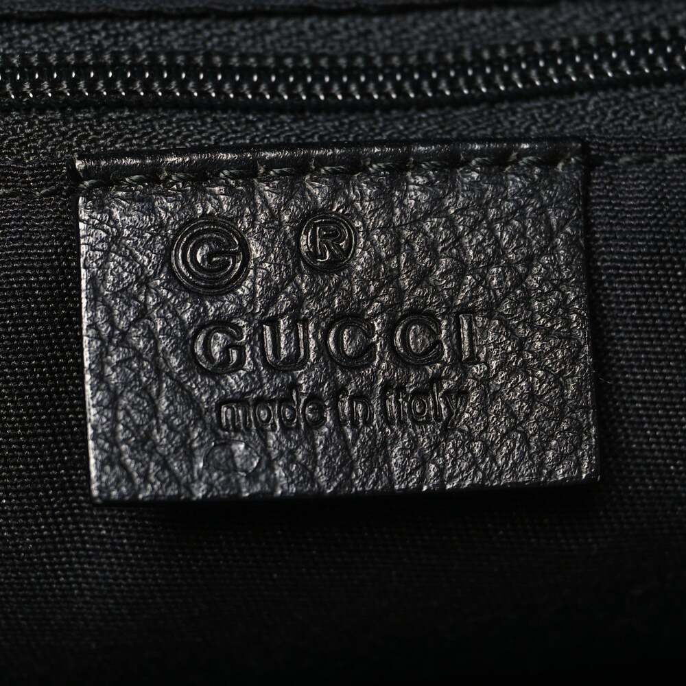 Gucci Denim Large Half Moon Hobo Black #254589G72B - Picture 6 of 12